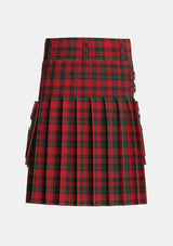 Utility_MacInroy_2_Tartan_2005_kilt_back_image_with_pleated_design_and_adjustable_buckles_for_men
