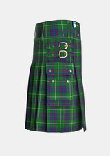 Utility_MacIntyre_Hunting_Tartan_743_kilt_right_image_with_pleated_design_and_adjustable_buckles_for_men