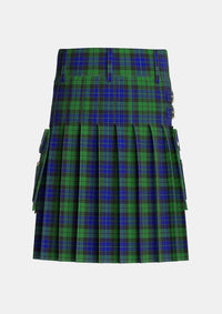 Utility_MacKay_1_Tartan_703_kilt_back_image_with_pleated_design_and_adjustable_buckles_for_men