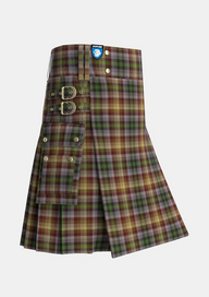 Utility_MacKay_of_Strathnaver_Tartan_2037_kilt_side_image_with_pleated_design_and_adjustable_buckles_for_men
