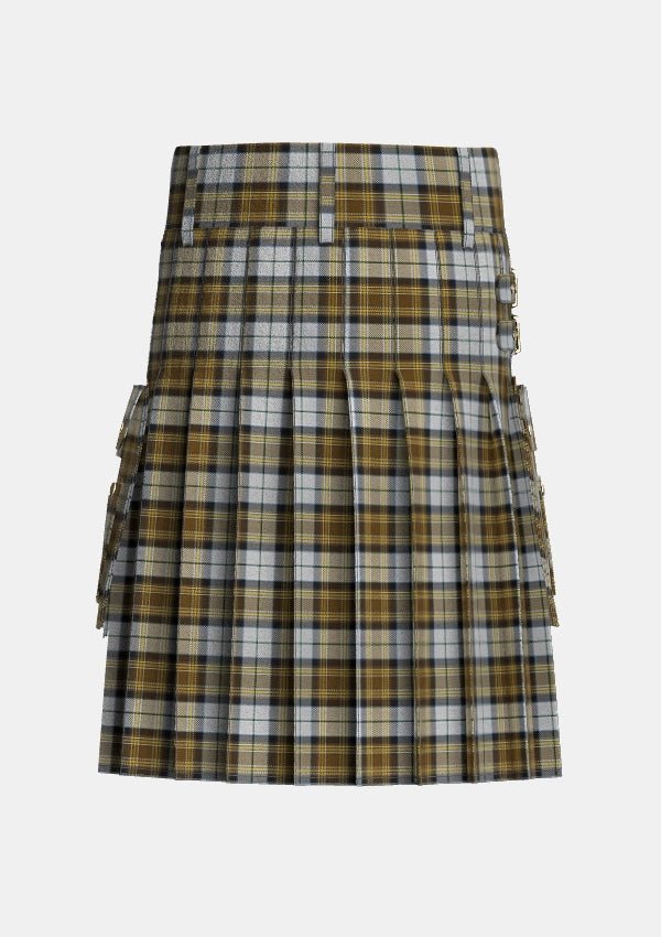 Utility_MacKellar_Dress_Tartan_926_kilt_back_image_with_pleated_design_and_adjustable_buckles_for_men