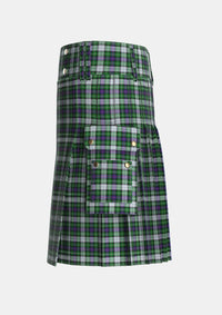 Utility_MacKenzie_Dress_1_Tartan_1362_kilt_left_image_with_pleated_design_and_adjustable_buckles_for_men