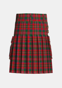 Utility_MacKinnon_1819_Tartan_1841_kilt_back_image_with_pleated_design_and_adjustable_buckles_for_men