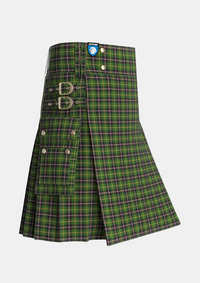 Utility_MacLamroc_Tartan_2591_kilt_side_image_with_pleated_design_and_adjustable_buckles_for_men