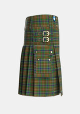Utility_MacLean_of_Kingairloch_Personal_Tartan_61_kilt_right_image_with_pleated_design_and_adjustable_buckles_for_men