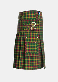 Utility_MacMillan_Ancient_Tartan_2025_kilt_right_image_with_pleated_design_and_adjustable_buckles_for_men