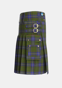 Utility_MacMillan_Hunting_2_Tartan_668_kilt_right_image_with_pleated_design_and_adjustable_buckles_for_men