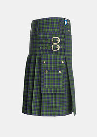 Utility_MacNeil_of_Colonsay_1_Tartan_196_kilt_right_image_with_pleated_design_and_adjustable_buckles_for_men