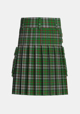 Utility_MacNeish_Hunting_Tartan_3510_kilt_back_image_with_pleated_design_and_adjustable_buckles_for_men