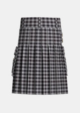 Utility_MacPherson_4_Tartan_1344_kilt_back_image_with_pleated_design_and_adjustable_buckles_for_men