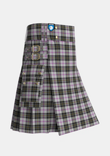 Utility_MacPherson_Dress_1951_Tartan_5921_kilt_side_image_with_pleated_design_and_adjustable_buckles_for_men