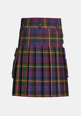 Utility_MacSporran_Tartan_495_kilt_back_image_with_pleated_design_and_adjustable_buckles_for_men