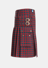 Utility_MacTavish_Thompson_Thomson_1880_Tartan_229_kilt_right_image_with_pleated_design_and_adjustable_buckles_for_men