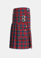 Utility_MacTavish_Thompson_Thomson_1906_Tartan_230_kilt_right_image_with_pleated_design_and_adjustable_buckles_for_men