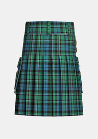Utility_Maccallum_tartan_767_kilt_back_image_with_pleated_design_and_adjustable_buckles_for_men