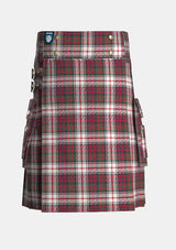 Utility_Macdonald_Dress_tartan_1997_kilt_front_image_with_pleated_design_and_adjustable_buckles_for_men