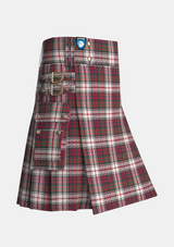Utility_Macdonald_Dress_tartan_1997_kilt_side_image_with_pleated_design_and_adjustable_buckles_for_men