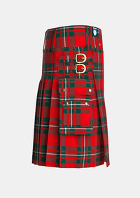 Utility_Macgregor_tartan_kilt_right_image_with_pleated_design_and_adjustable_buckles_for_men