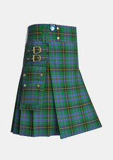 Utility_Macinnes_tartan_1464_kilt_side_image_with_pleated_design_and_adjustable_buckles_for_men