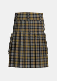 Utility_Macissac_Tartan_7514_kilt_back_image_with_pleated_design_and_adjustable_buckles_for_men
