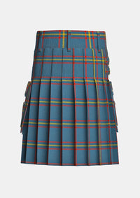Utility_Maclain_of_lochbuie_hunting_ancient_tartan_kilt_back_image_with_pleated_design_and_adjustable_buckles_for_men