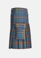 Utility_Maclain_of_lochbuie_hunting_ancient_tartan_kilt_left_image_with_pleated_design_and_adjustable_buckles_for_men