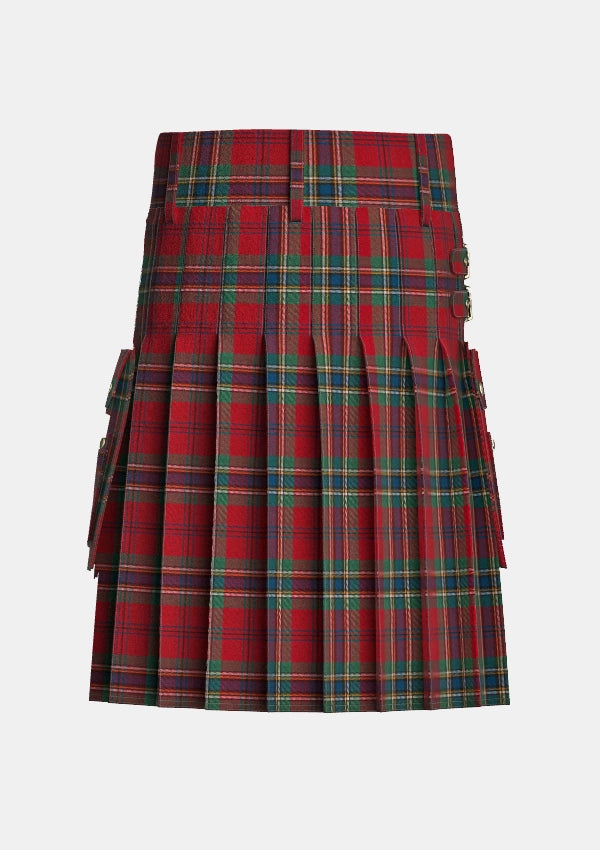 Maclean Red Tartan Utility Kilt