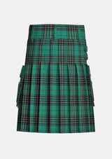 Utility_Maclean_tartan_kilt_back_image_with_pleated_design_and_adjustable_buckles_for_men