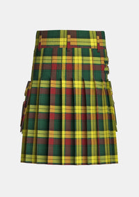 Utility_Macmillan_tartan_kilt_back_image_with_pleated_design_and_adjustable_buckles_for_men