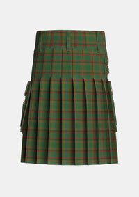 Utility_Macnaughton_Hunting_Tartan_7852_kilt_back_image_with_pleated_design_and_adjustable_buckles_for_men