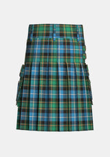 Utility_Macrae_tartan_kilt_back_image_with_pleated_design_and_adjustable_buckles_for_men