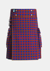 Utility_Mair_Personal_Tartan_1406_kilt_front_image_with_pleated_design_and_adjustable_buckles_for_men