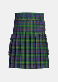 Utility_Maresh_Tartan_6264_kilt_back_image_with_pleated_design_and_adjustable_buckles_for_men