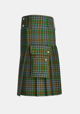 Utility_Massey_Tartan_6631_kilt_left_image_with_pleated_design_and_adjustable_buckles_for_men