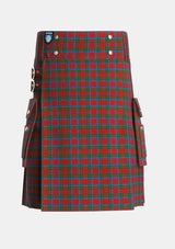 Utility_Matheson_1831_Tartan_1499_kilt_front_image_with_pleated_design_and_adjustable_buckles_for_men
