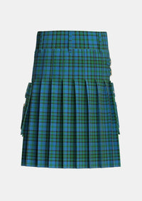 Utility_Matheson_Hunting_2_Tartan_693_kilt_back_image_with_pleated_design_and_adjustable_buckles_for_men