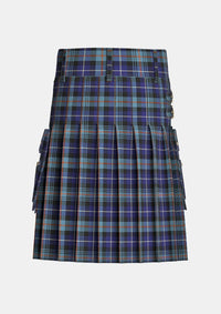 Utility_McCaig_Tartan_11644_kilt_back_image_with_pleated_design_and_adjustable_buckles_for_men