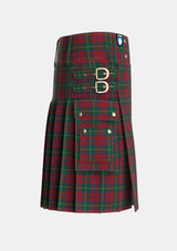 Utility_McCarthy_Old_Tartan_4049_kilt_right_image_with_pleated_design_and_adjustable_buckles_for_men