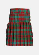 Utility_McCook_Cook_Tartan_3910_kilt_back_image_with_pleated_design_and_adjustable_buckles_for_men