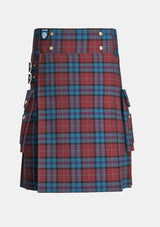 Utility_McCurdy_Stribbling_Tartan_10284_kilt_front_image_with_pleated_design_and_adjustable_buckles_for_men