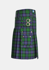 Utility_McEwan_Tartan_2299_kilt_right_image_with_pleated_design_and_adjustable_buckles_for_men