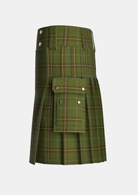 Utility_McGuigan_Julia_Tartan_10605_kilt_left_image_with_pleated_design_and_adjustable_buckles_for_men