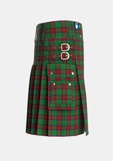 Utility_McInery_Personal_Tartan_3391_kilt_right_image_with_pleated_design_and_adjustable_buckles_for_men