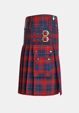 Utility_McKnight_Tartan_2179_kilt_right_image_with_pleated_design_and_adjustable_buckles_for_men