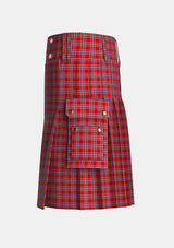 Utility_McLaughlin_K_and_Family_Tartan_14569_kilt_left_image_with_pleated_design_and_adjustable_buckles_for_men