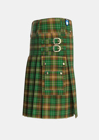 Utility_McShane_Personal_Tartan_4111_kilt_right_image_with_pleated_design_and_adjustable_buckles_for_men