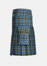 Utility_Mcculloch_tartan_7380_kilt_left_image_with_pleated_design_and_adjustable_buckles_for_men