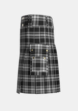 Utility_Menzies_1938_Tartan_1244_kilt_left_image_with_pleated_design_and_adjustable_buckles_for_men