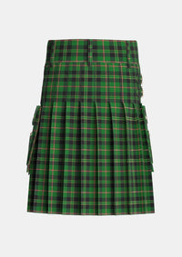 Utility_Merwe_Tartan_6215_kilt_back_image_with_pleated_design_and_adjustable_buckles_for_men