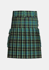 Utility_Michaluk_Personal_Tartan_6217_kilt_back_image_with_pleated_design_and_adjustable_buckles_for_men